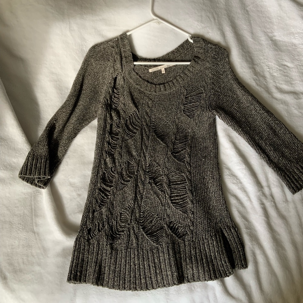 Rachel Roy distressed sweater